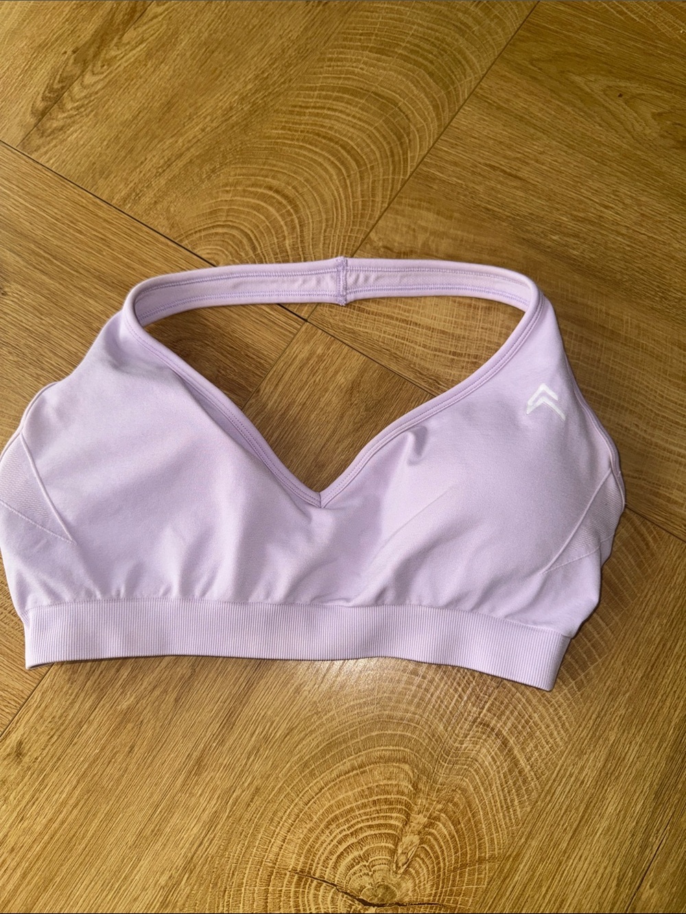 Oner Active Lavender V-Neck Sports Bra